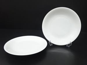 ROYAL COPENHAGEN　ロイヤルコペンハーゲン　ホワイトパルメッテ　プレートペア(26センチ)　洋食器